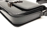 Yves Saint Laurent Solferino Black Patent Leather Crossbody Bag Eb0426ixzsa