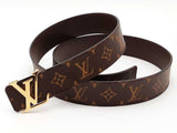 Louis Vuitton M0323 Initiales 40mm Reversible Belt Monogram Size 44 Aa0926ozxsa