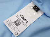 Gianni Versace Sky Blue Logo Cotton Tshirt Size Italian M Do0226lrxde
