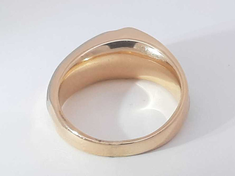 0.74 Cttw Diamond 14k Yellow Gold Ring 11 Grams Size 12 Aa0625eozsa