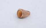 10k Yellow Gold Ring With Stone Size 7.75 9.5 Grams Eb0324lpxsa