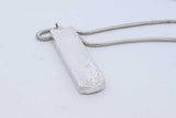 Tiffany & Co. 1837 Sterling Silver Bar Pendant Necklace 12.2g 18.5 In Eb0726rxde