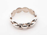 King Baby Sterling Silver Infinity Link Ring 9.6 Grams Size 12.75 Fw0425pzdu