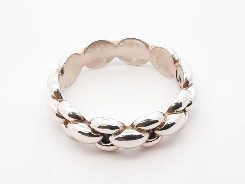 King Baby Sterling Silver Infinity Link Ring 9.6 Grams Size 12.75 Fw0425pzdu