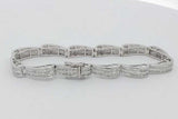 2.16cttw Diamond Tennis Bracelet In 14k White Gold 12.8 Grams 6 Inch Eb1026erxsa