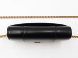 Balenciaga 2022 Hourglass Wallet With Chain In Black Leather Fw0o725pzxdu
