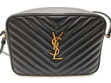 Ysl Yves Saint Laurent Lou Camera Black Leather Crossbody Bag Do0726cxzde