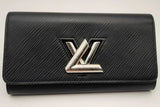 Louis Vuittion Black Epi Leather Twist Wallet Eb1124orxsa