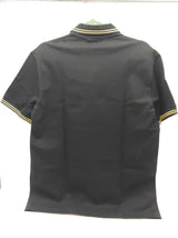 Gianni Versace Black Yellow Medusa Polo Shirt Size Italian M Do0226exde