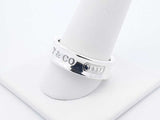 Tiffany & Co. 1837 Concave Band Ring In Sterling Silver 8.1 Grams Size 9.25 Fw1026crdu