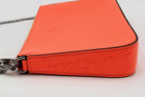 Christian Louboutin Neon Orange Leather Loubila Chain Shoulder Bag Eb1125oxzdu