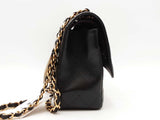 Chanel Classic Double Flap Caviar Jumbo Black Handbag Aa0725rrxz