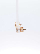 Gucci Running Gg Stud Earrings In 18k Yellow Gold 1.9 Grams Fw0925llzdu