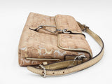 Coach Hamptons Signature Shimmer Lurex Demi Clip Baguette Sd0726ordu