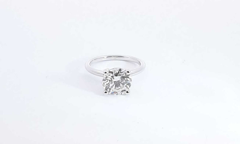 14k White Gold  Lab Grown Diamond Solitaire Ring Size 7 Eblrxzdu 144030007213