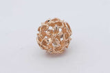 14k Yellow Gold Flower Bead Charm 6.1 Grams Eb0526wcrsa