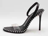 Alexander Wang Nova Sandal Pvc Black Size 8.5 Aa0726lzxsa