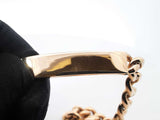 18k Yellow Gold Curb Link Id Bracelet 34.4 Grams 9.5 Inch Fw0826lczxdu
