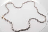 14k White Gold Diamond Cut Rope Chain Necklace 32.5 Grams 26 Inch Eb0726olxzsa
