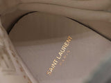 Saint Laurent Paris White Leather Sl/01h High Top Sneakers Size 40 Eb0925lwxde