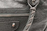 Balenciaga Le City Gray Leather Top Handle Bag Eb0726rxzsa