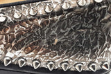 Christian Louboutin Pik Boat Spikes Textured Metallic Sneakers Sz 40 Eb0926lxzsa