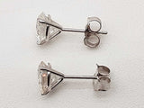 2.05 Cttw Lab Grown Diamonds 14k White Gold 1.1g Stud Earrings Do0225icwde