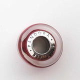 Pandora .925 Silver 2.1g Pink Murano Glass Charm Lh1025lxde