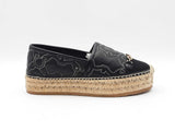 Salvatore Ferragamo Kim Gal Gancini Embroidered Espadrilles Size 8 Fw0926loxdu