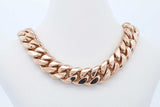 10k Yellow Gold Cuban Link Chain With Diamond Clasp 135.9g 22 Inch Eb0626cxxzde
