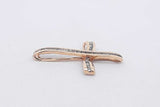 0.33cttw Diamond Cross Pendant In 10k Yellow Gold 2.5 Grams Eb0726lxzsa