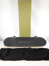 Gucci Logo Silver Maple Wood Skateboard Sd0326llorde