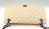 Chanel Double Flap Quilted Patent Leather Shoulder Bag Eblxxzdu 144030007152