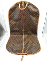 Louis Vuitton Brown Monogram Coated Canvas Leather Hanging Garmet Bag Do626oxzde