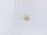 0.64 Cttw Diamond 14k Yellow Gold Single Stud Earring 0.80 Grams Aa0525pxzsa