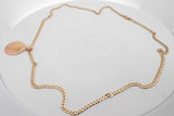 14k Yellow Gold Chain & Tricolor Gold Religious Pendant 11.7g 24 Inch Eb626sxzsa