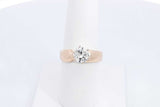 1.05ctw Diamond Ring In 14k Yellow Gold 6.2 Grams Size 7.25 Eb0325lsxzsa