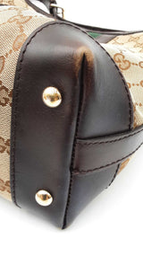 Gucci Monogram Vintage Canvas Web Hobo Bag Sd0625rpzdu
