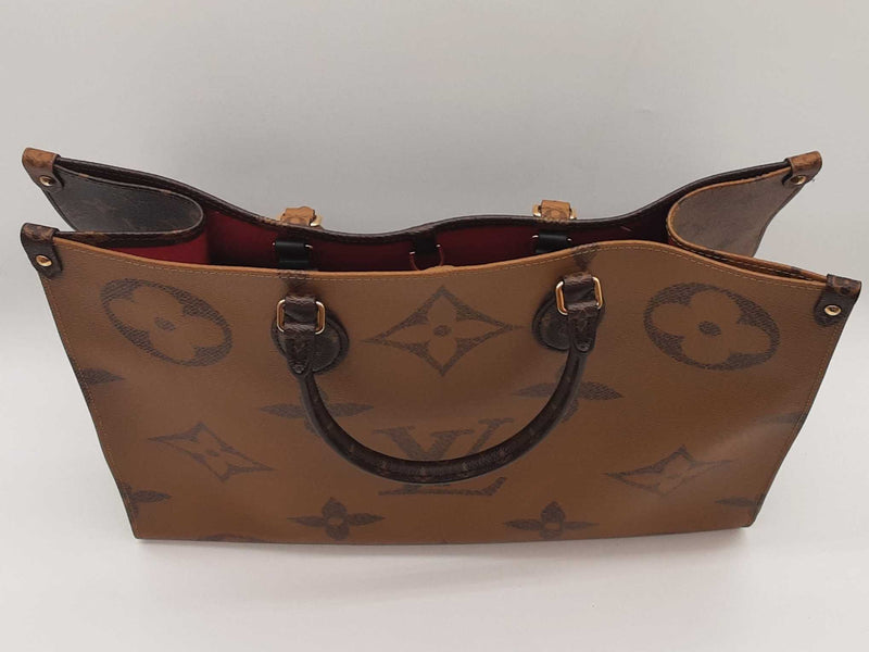 Louis Vuitton Onthego Gm Monogram Reverse Tote Bag Sd1025czxde