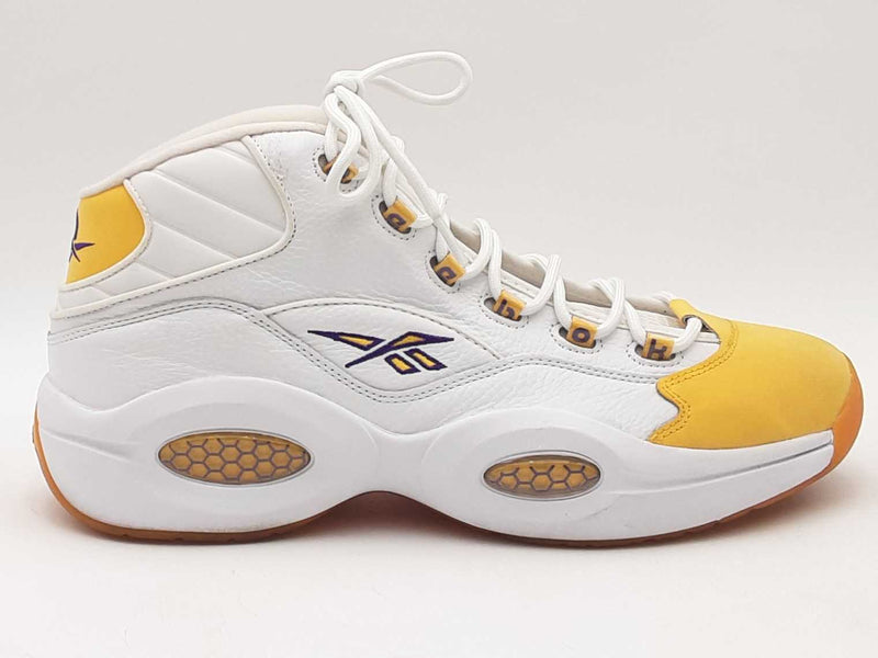 Reebok Fx4278 Question Mid "Yellow Toe" Size 14 Aa0825ozsa