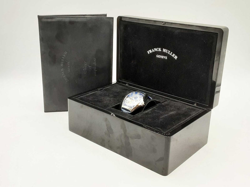 Franck Muller Cintree Curvex 42mm Watch In Blue Sd0125ezxzsa