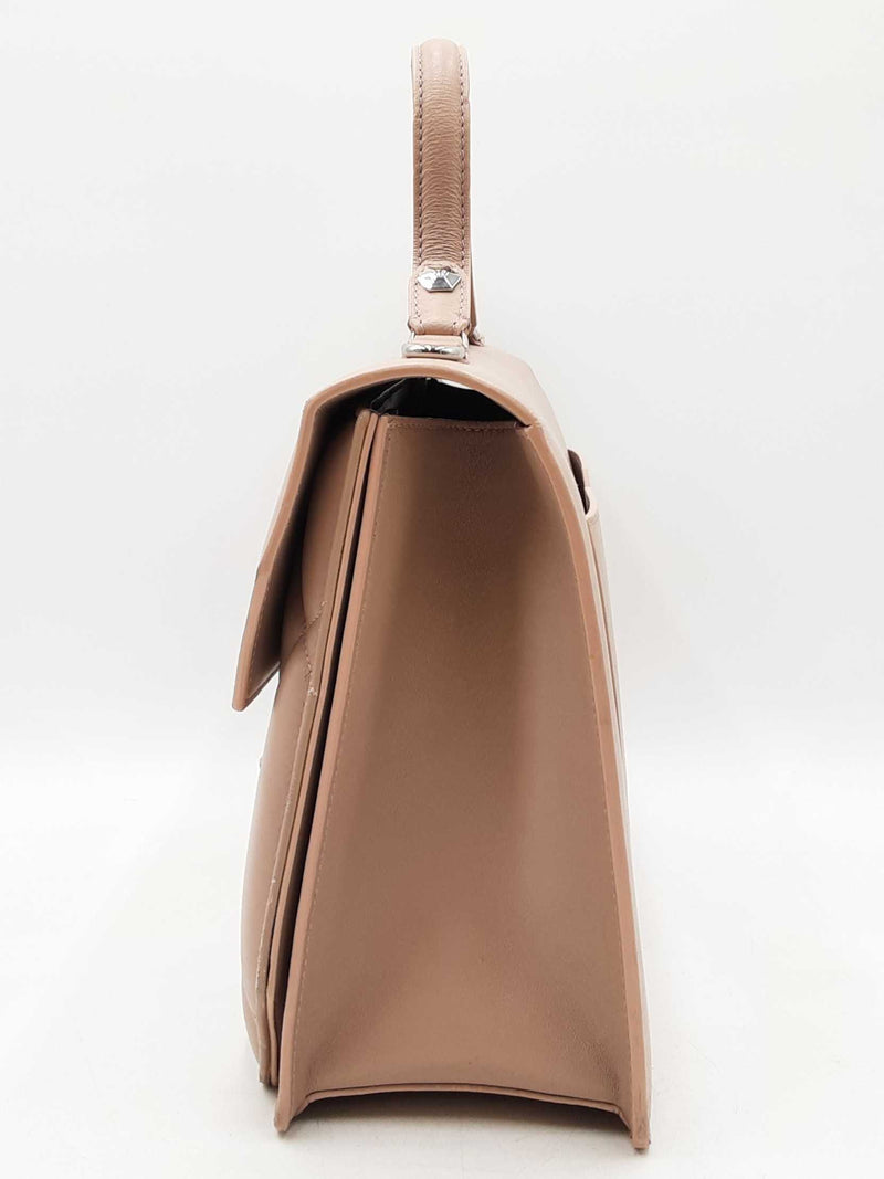 Phillipp Plein Superheroine Handle Bag In Taupe Quilted Leather Fw1125oxzdu