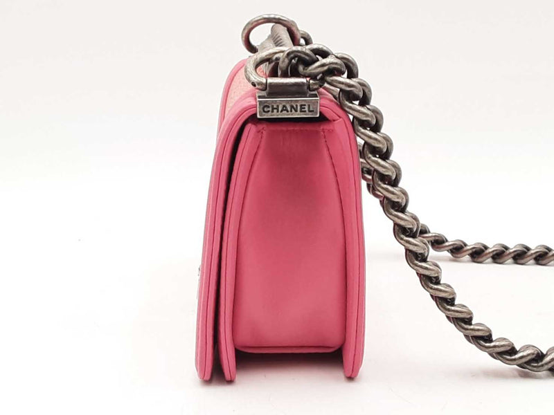 Chanel Stingray Small Boy Bag Pink Aa0425oozxsa
