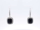 David Yurman Sterling Silver, Onyx & Diamond Albion Drop Earring  6.6 Grams Fw0525lxzdu