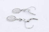 Diamond Leverback Earrings In Platinum 5.2 Grams Eb0526oxzde