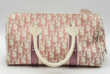 Christian Dior Canvas Diorissimo Pink Oblique Trotter Boston Bag Eb1125prxdu