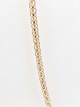 14k Yellow Gold Bismarck Link Bracelet / Anklet 2.8 Grams 9.5 Inch Fw0526lpxdu