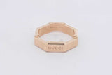 Gucci 18k Yellow Gold Link To Love Ring 6.3 Grams Gucci Size 12 Eb0326rrxsa