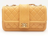 Chanel Elegant Cc Flap Bag Yellow Handbag Aa0526rzxsa