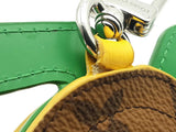 Louis Vuitton Lv Turtle Pouch Bag Charm With Monogram Canvas Shell Eb0126wcrsa